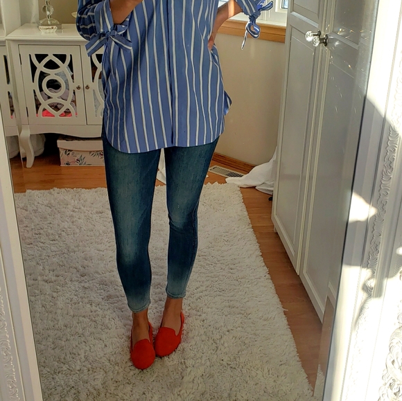 Parker tunic tie-cuff button down - Picture 5 of 6